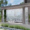 Dovelina Metal Outdoor Privacy Screen Freestanding Patio Decorative Screens - 2 of 4