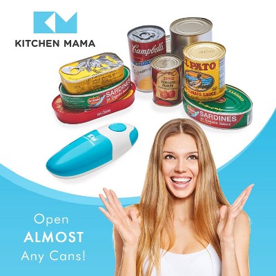 Sky Blue Battery Operated Automatic Electric Can Opener