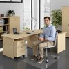 Office Chair Mat for Carpet, Computer Desk Chair Mat for Carpeted Floors, Hard Rolling Mat with Anti-Slip Back, Carpet Protector, Clear - 3 of 4
