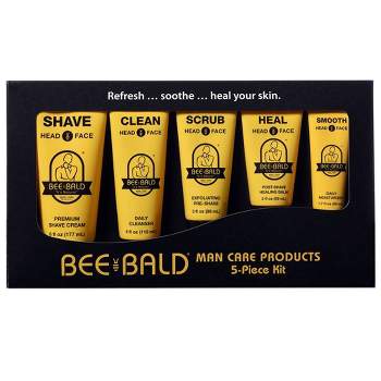 Bee Bald Shaving Kit - Trial Size - 5pc