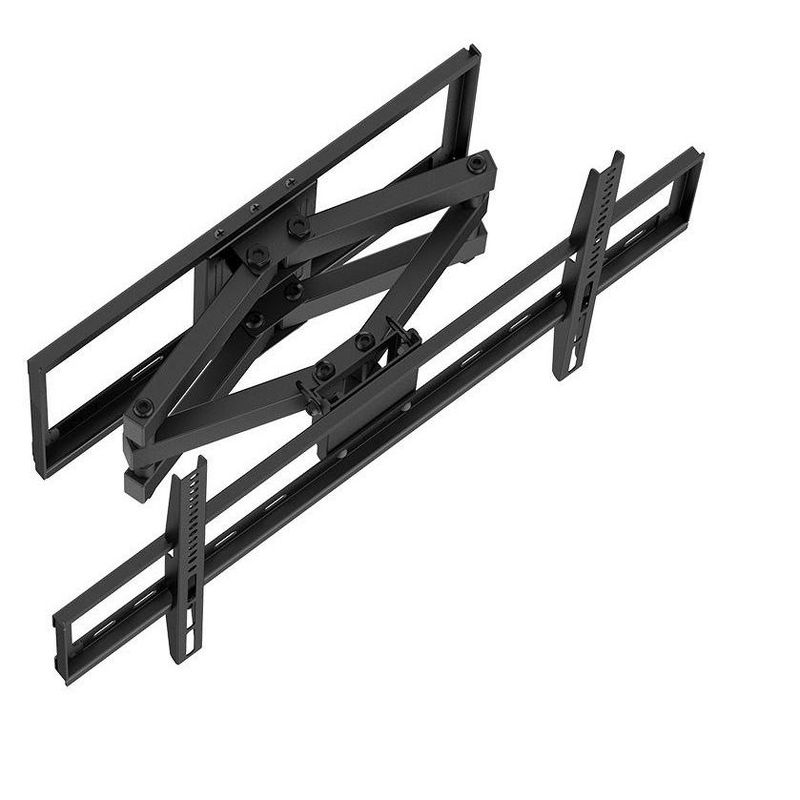 Monoprice Titan Series Full Motion Dual Stud Single Arm Wall Mount For Large Up to 70" Inch TVs Displays, Max 99 LBS. 200x200 to 600x400, Black, 2 of 6