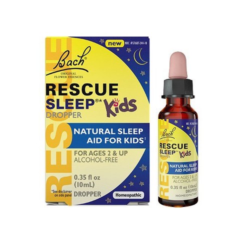 Bach Rescue Remedy Sleep Kids Non-alcohol 0.35 Fl Oz(10 Ml