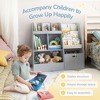 Arceso 4-in-1 Kids Bookshelf & Toy Storage, 3-Tier Organizer with Removable Bins for Kids' Room - 4 of 4