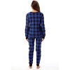 #followme Buffalo Plaid 2 Piece Thermal Pajama Set for Women -Jogger Winter Christmas PJs - 3 of 3