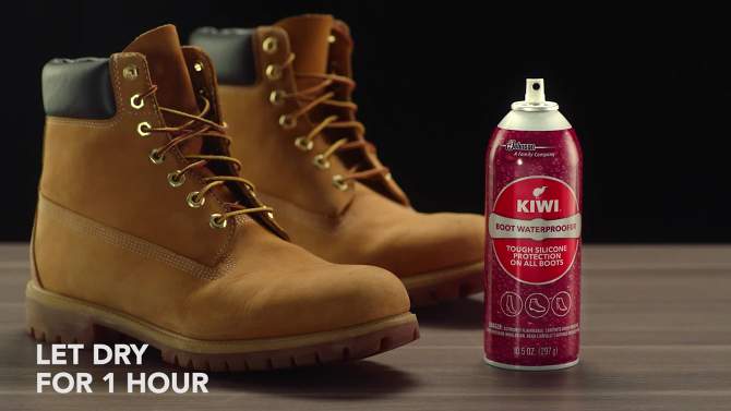 KIWI Tough Silicone Protection Boots Waterproofer Aerosol Spray - 10.5oz, 2 of 7, play video