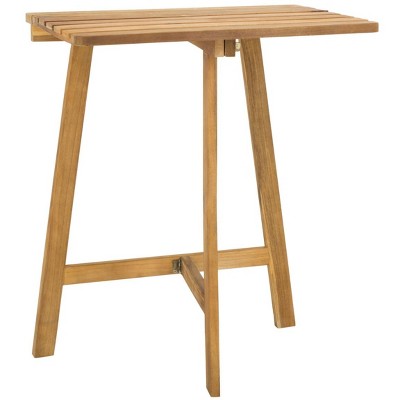 Natural Teak Wood Rectangular Balcony Table