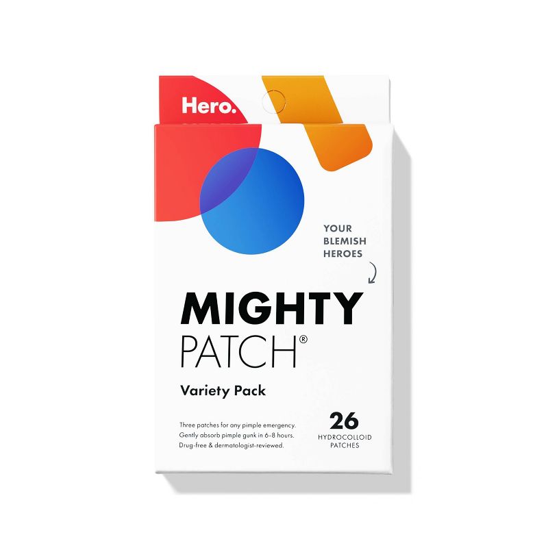 Hero Cosmetics Mighty Patch Variety Acne Pimple Patches - 26ct, 1 of 13