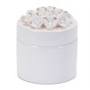 Stoneware Box with Floral Lid Accent (Set of 3) - 2 of 4