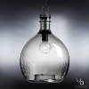 Urban Ambiance Luxury Modern Farmhouse Pendant,  20-3/8"H x 13"W,  Charcoal Finish, UHP2770 - 3 of 4