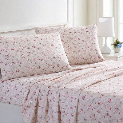 Kashmir Rose Twin Deep Pocket Microfiber Sheet Set