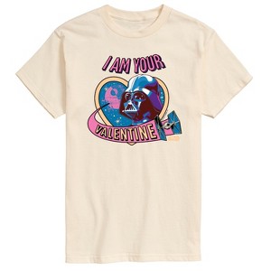 Men's - Star Wars - I Am Your Valentine Darth Vader Short Sleeve Graphic T-Shirt - 1 of 4