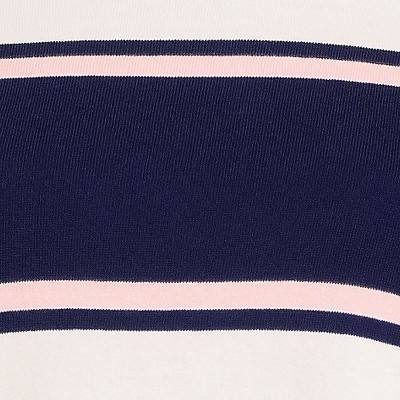 deep sea navy/pink stripes