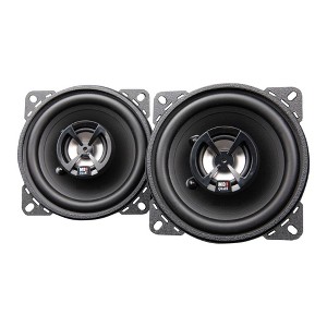 MB Quart Discus 4" 2-Way Car Audio Component Coaxial Speakers, 80W Peak Power - 1 of 4