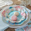 Kate Aspen Beach Party 62 Piece Coastal Party Tableware Set, Birdal Shower Decorations Plates & Napkins, Vibrant Floral Nautical (16 Guests) - 3 of 4