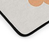 marufemia Sweet peach pink and orange Desk Mat - 3 of 4