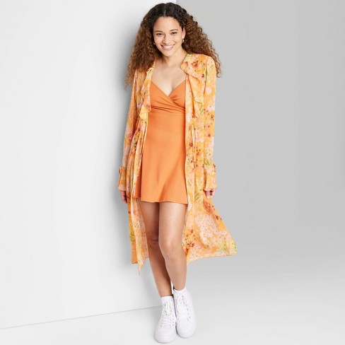 Women's Ruffle Duster Jacket - Wild Fable™ - image 1 of 3