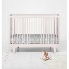 Bacati - Cityscape Gray on white background 100 percent Cotton Universal Baby US Standard Crib or Toddler Bed Fitted Sheet - 4 of 4