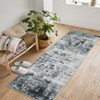 Area Rug, Washable Area Rug ¨C Non Slip Abstract Soft Faux Wool Low Pile Rug for Living Room/Bedroom/Dining Room - 4 of 4