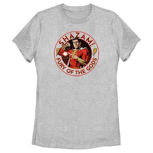 Women's Shazam! Fury of the Gods Hero Circle T-Shirt - 1 of 4