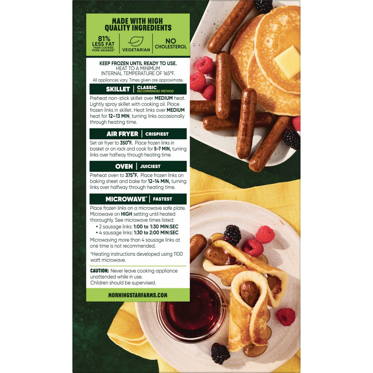 MorningStar Farms Breakfast Veggie Sausage Links Original - Frozen - 8oz - thumbnail 8