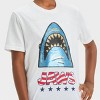 Boys' Jaws American Flip Sequin Short Sleeve Graphic T-Shirt - White - 3 of 4