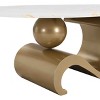 PAGED Modern Nesting Coffee Table Set of 2 Elegant Design Center Table with Metal Frame for Living Room, Office - 4 of 4