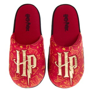 Harry Potter Slippers Magical Hogwarts Wizard Cozy Women House Shoes - 1 of 4