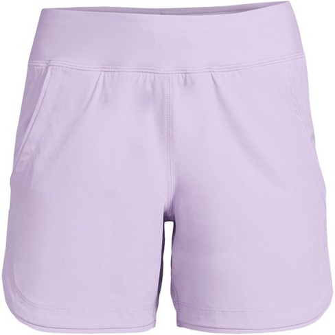 Lands' End Women's 3 Quick Dry Elastic Waist Board Shorts Swim