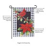 Evergreen Cardinal & Holly Garden Suede Flag - 4 of 4