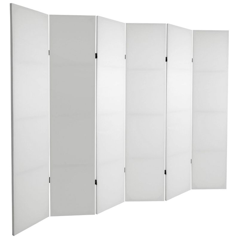 6 ft. Tall DIY Canvas Room Divider 6 Panel - Oriental Furniture, 3 of 5