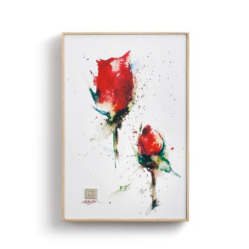 Demdaco Red Rose Wall Art 8 X 12 Multi Target