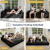 MAXYOYO Sofa Bed, 4 in 1 Foldable Floor Sofa Couch in A Box with 2 Cup Holders, Convertible 3 Seater Boneless Couch, No Assembly Required - 4 of 4