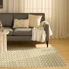 Nourison Modern Geometric Nordic Rug Green - 2 of 4