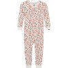 Modern Moments by Gerber Girl Baby, Toddler and Little Kid 2-piece Snug Fitting Footless Pajamas, Pink - 3 of 4