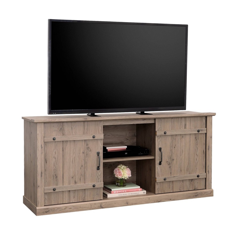 Photos - Display Cabinet / Bookcase Sauder Entertainment TV Credenza for TVs up to 70" Laurel Oak 