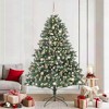 vidaXL Artificial Christmas Tree with Stand Green 140 x 140 x 210 cm - 2 of 4