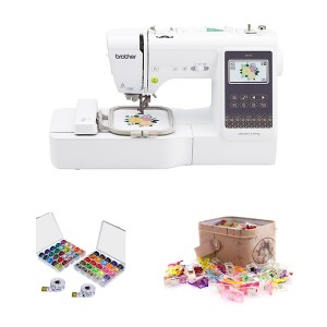 Brother Sewing Machine, XM2701, Lightweight Machine with 27 Stitches, 6 Included Sewing Feet - 1 of 4
