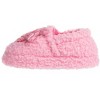 Kensie Toddler Girl's Fuzzy Faux Shearling Slippers, Kid's Cute Stuff with Cute Patch - Toddler Girl's Slipper Shoes - 3 of 4