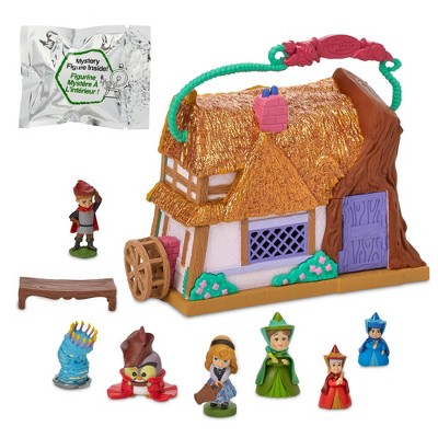 Disney Animators&#39; Collection Littles Sleeping Beauty Aurora Cottage Playset