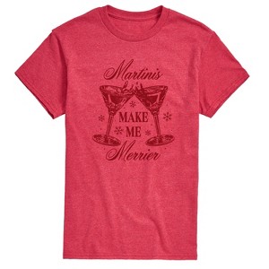 Men's - Instant Message - Martinis Merrier Short Sleeve Graphic T-Shirt - 1 of 4