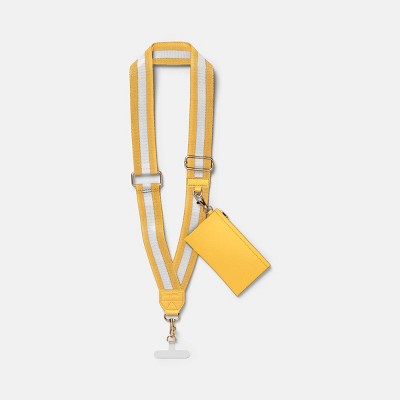 Phone Straps with Pouch - heyday™ Yellow Gold