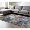 2' X 3' Blue Gray And Purple Area Rug - 2 of 4