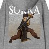 Avatar: The Last Airbender Sokka Water Nation Pattern Adult Heather Gray Hoodie - 4 of 4