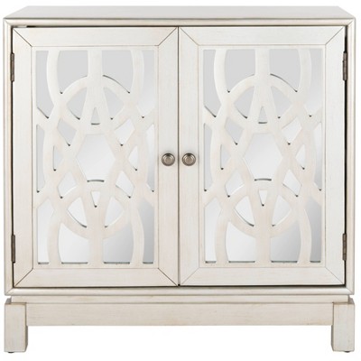 Ashlynn 2 Door Chest Silver - Safavieh