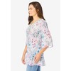 Woman Within Plus Size Embellished Pleated Blouse - 4 of 4