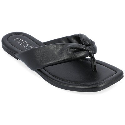 Journee Collection Womens Kyleen Flip Flop Puffy Sandal