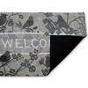 Stupell Industries Black Birds Welcome Printed Outdoor Door Mat, design by Tim Coffey, 18"x30" - 2 of 4