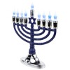 Rite Lite 15" Premium Blue and Silver Electric Menorah with Sequential Lighting - 3 of 4