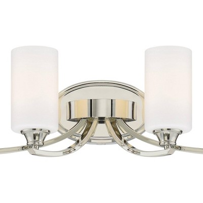 Polished Nickel 4-Light Cylinder Vanity Fixture