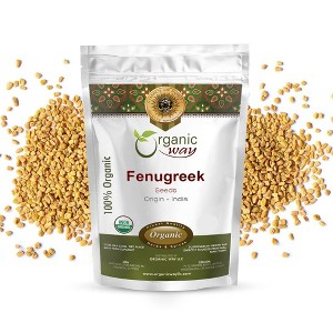 Organic Way Fenugreek Seeds 1 Lbs - 1 of 4